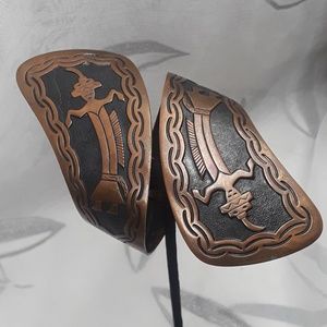 Vintage Copper By Bell cuff